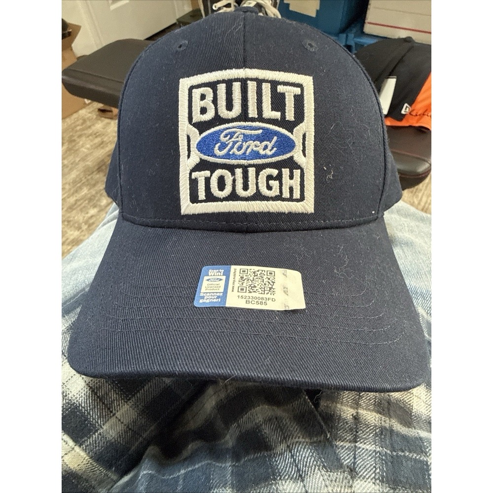 BUILT FORD‎ TOUGH Adjustable Blue Hat